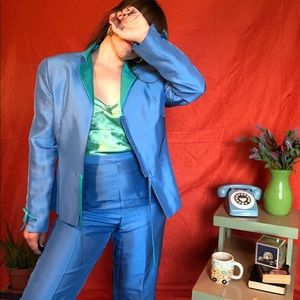 Silk 70s disco suit